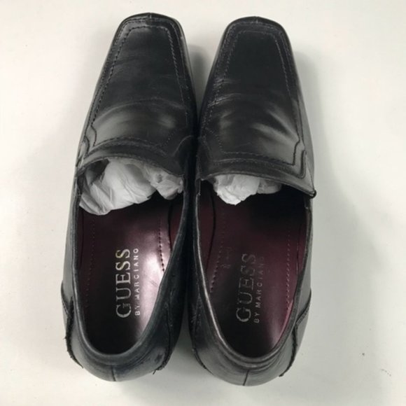Guess by Marciano Men’s Black Leather Loafers Size 10 - Picture 5 of 8